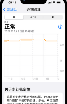 肥东iPhone手机维修如何在iPhone开启'步行稳定性通知'