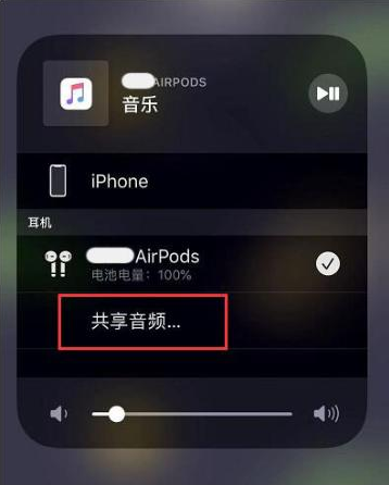 肥东苹果14音频维修点分享iPhone14音频共享设置方法 