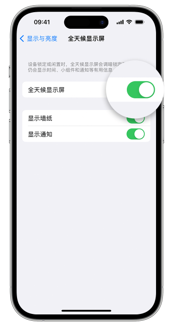 肥东苹果14维修店分享如何自定义 iPhone 14 Pro 常亮显示屏 