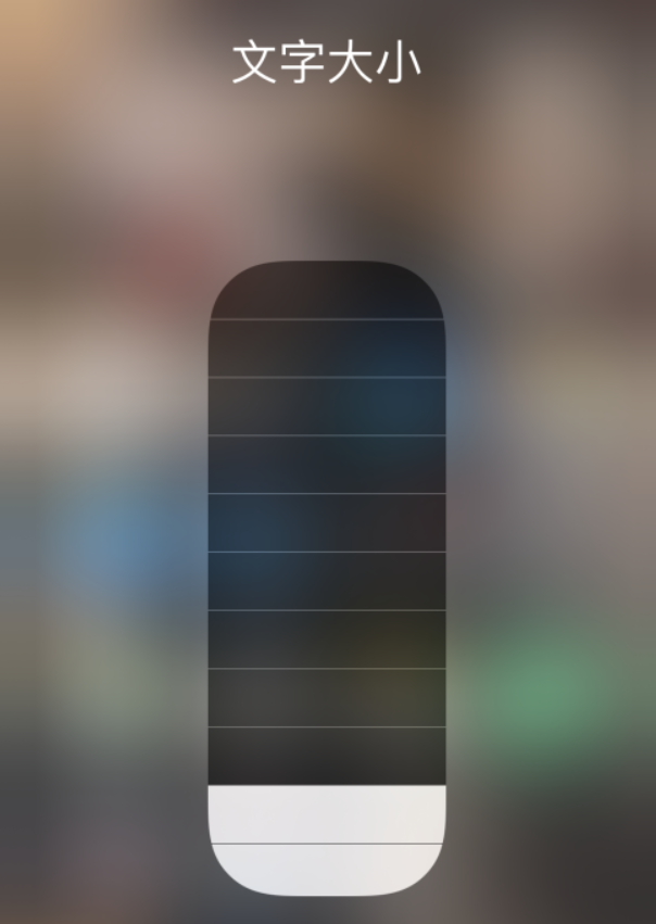 肥东苹果手机维修分享小技巧：在 iPhone 控制中心快速调节字体大小 