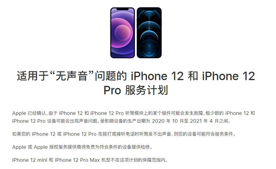 肥东苹果手机维修分享iPhone 12/Pro 拨打或接听电话时无声音怎么办 